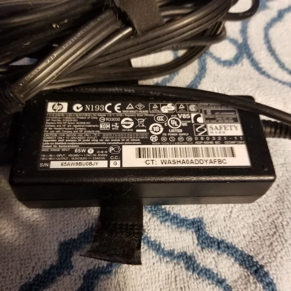HP N193 charger for laptop or chromebook